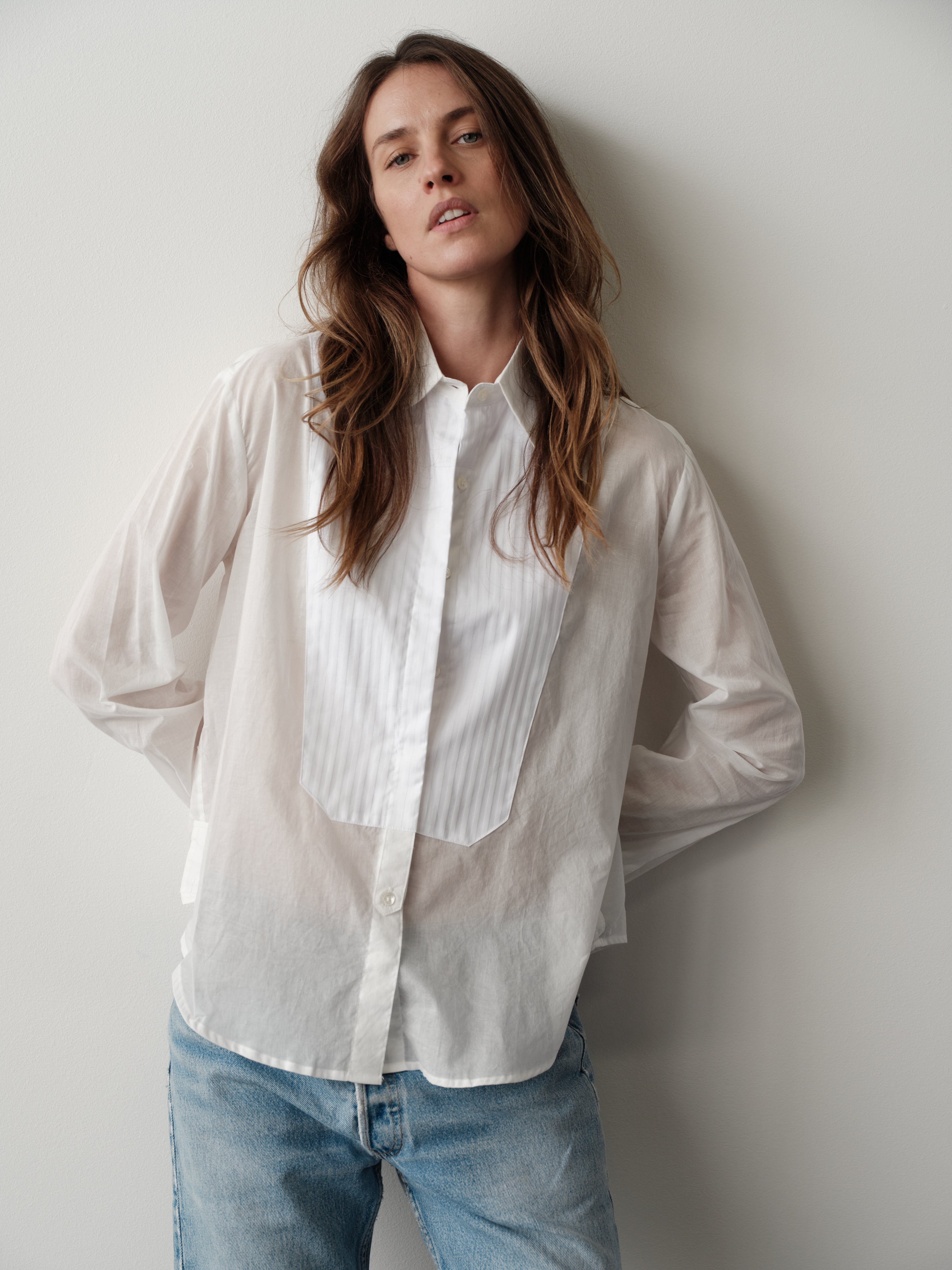 The BIB Shirt, Tissue Cotton Lawn