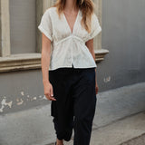 The DOLMAN, White Sheer Jacquard