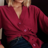 The SLOUCH WRAP Cardigan, Solids
