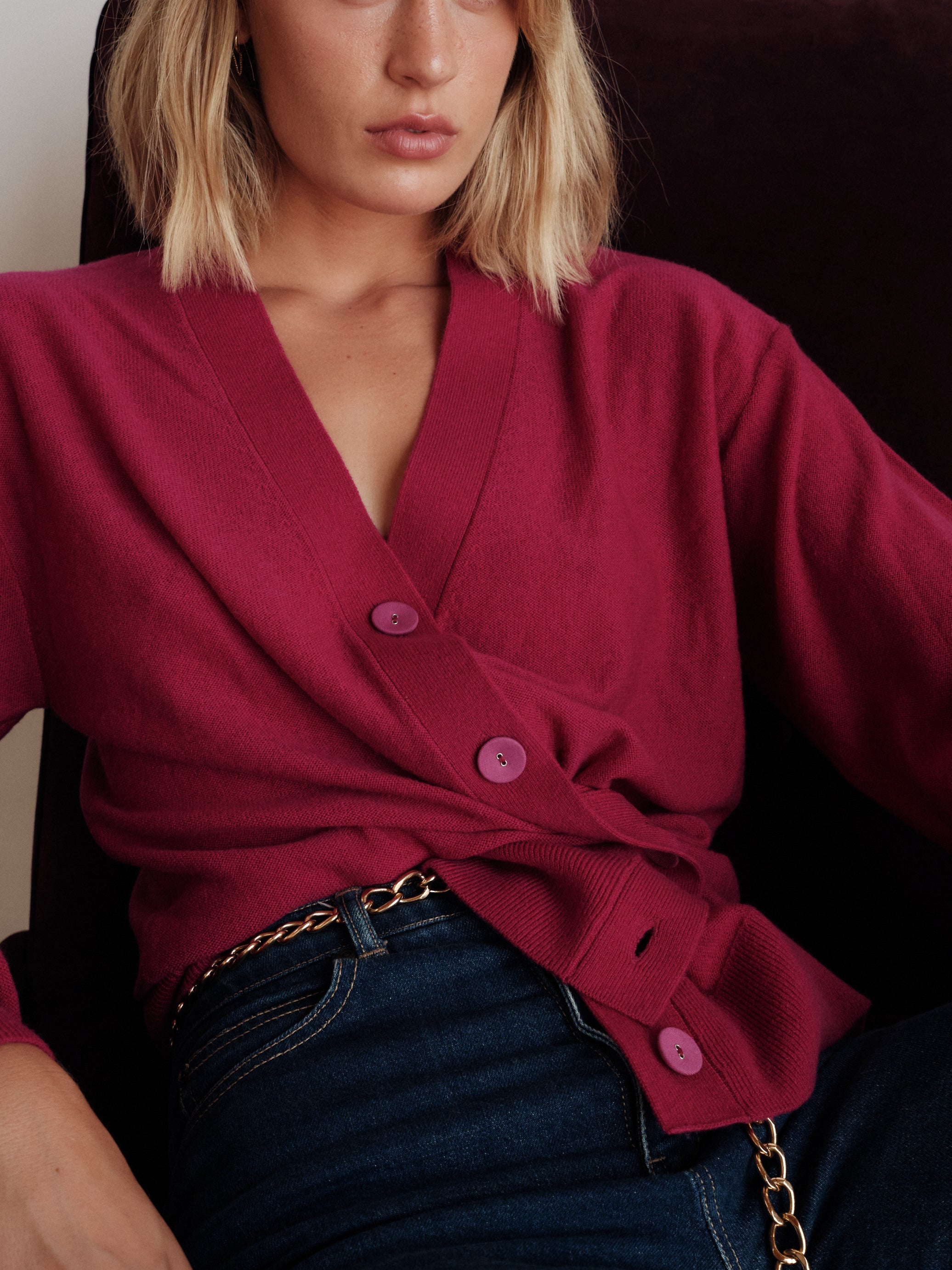 The SLOUCH WRAP Cardigan, Solids