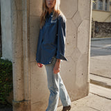 The NEW WEST Shirt, Embroidered Chambray