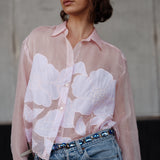 The BELLE, Floral Appliqué
