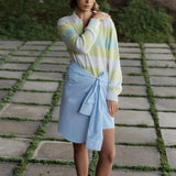 The RUGBY Cardigan Sweater, Sorbet Swirl
