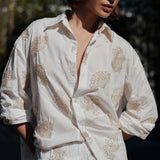 The MR.BIG Shirt, Gold Ginko Beaded