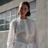 The FAN Blouse, 100% Tissue Cotton Lawn