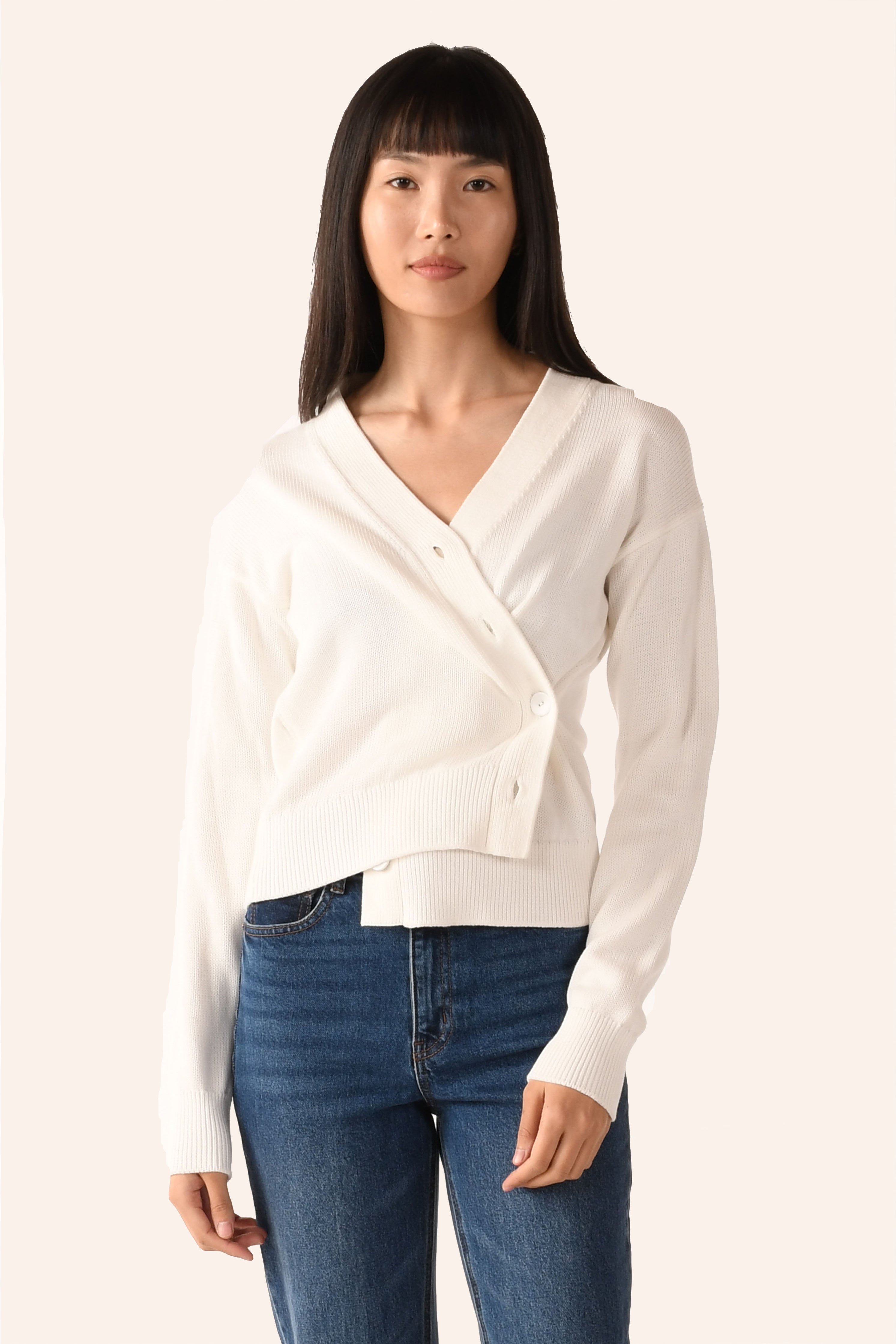 The (waist-length) Wrap CARDIGAN, 5g 100% Cotton