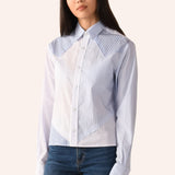 The RAW EDGE WESTERN Shirt, Stripe Scrappy