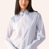 The RAW EDGE WESTERN Shirt, Stripe Scrappy