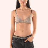 The TRIANGLE BRALETTE, 100% Silk