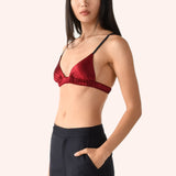 The TRIANGLE BRALETTE, 100% Silk