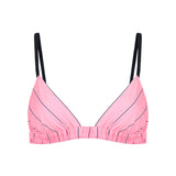 The TRIANGLE BRALETTE, Breakers Stripe