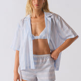 The TRIANGLE BRALETTE, Bedford Stripe
