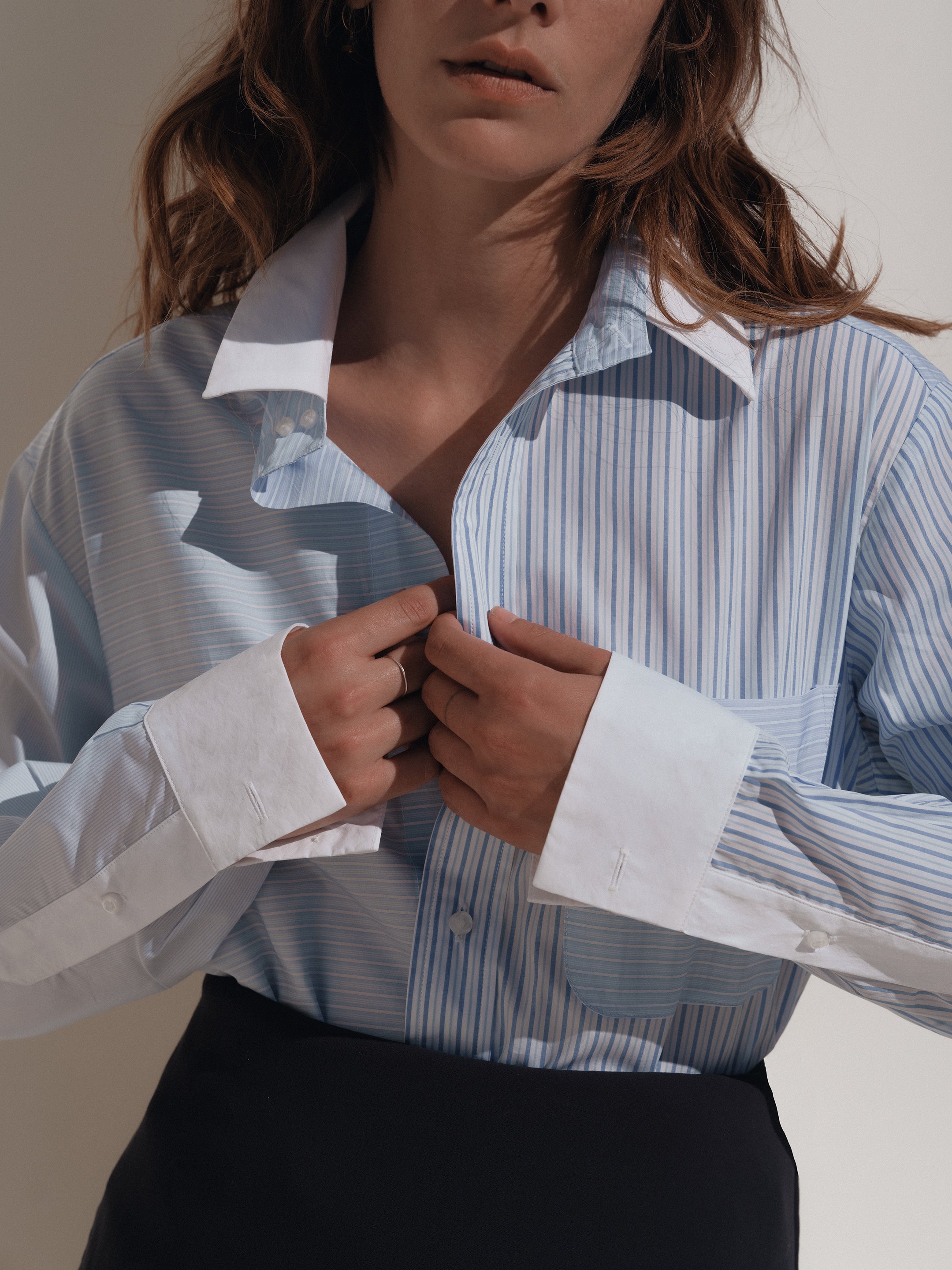 The MEN'S Shirt, Mixed Stripe Scrappy