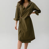 The MIDI Shirt Dress, Solids