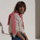 The PUFF Shirt, 100% Hand Embroidered Natural Cotton
