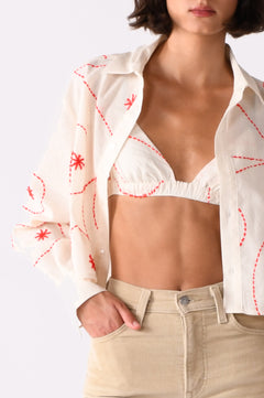 The TRIANGLE BRALETTE, Estrella Handstitch