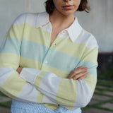 The RUGBY Cardigan Sweater, Sorbet Swirl