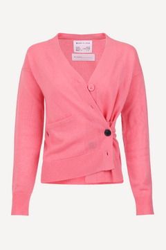 The Wrap CARDIGAN, Bubble Pink Cashmere Blend
