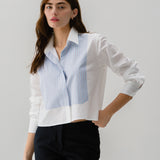 The BIB Shirt, Egyptian Cotton Contrast