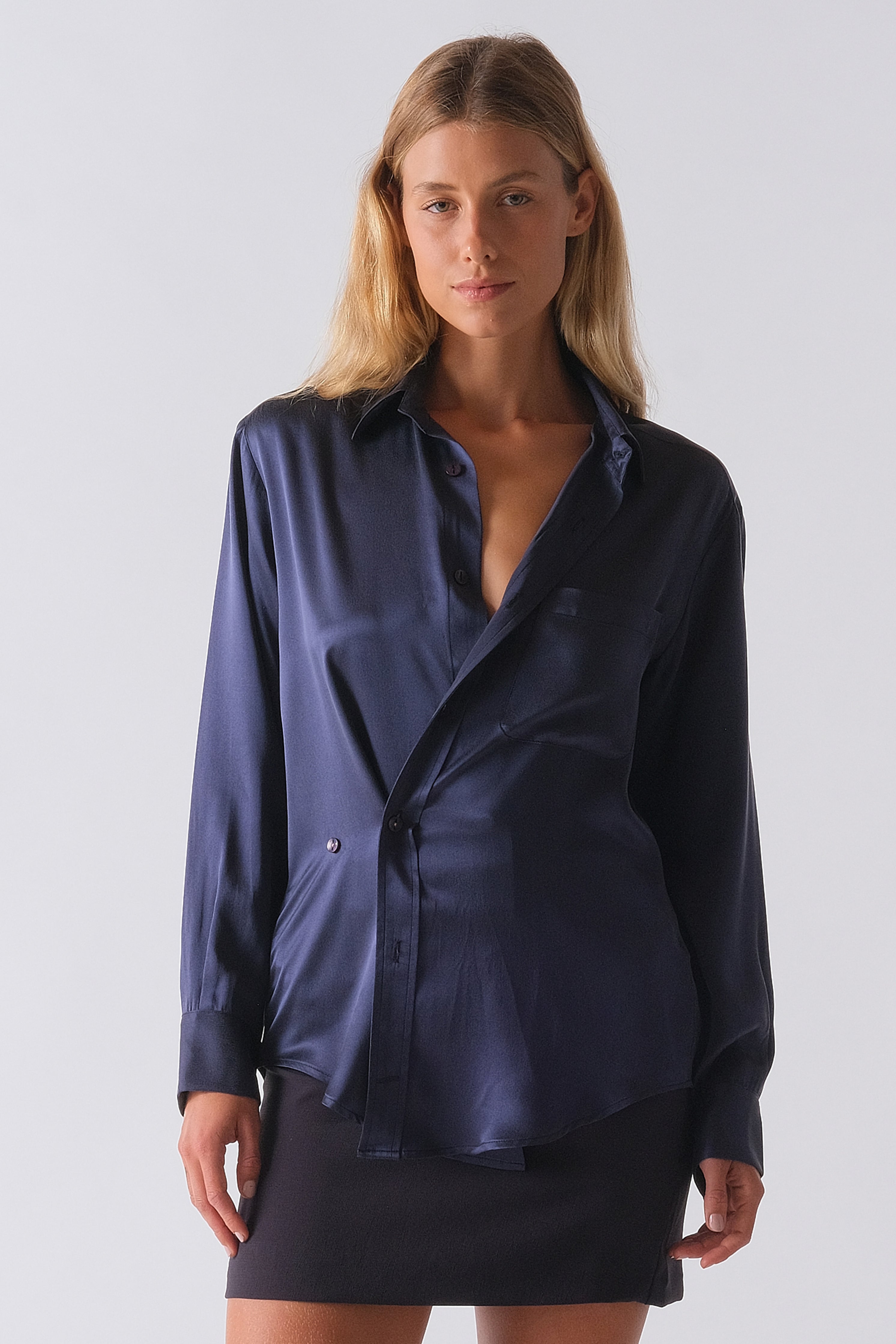 The MEN'S Shirt, 100% Sueded Silk