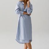 The MIDI Shirt Dress, Solids